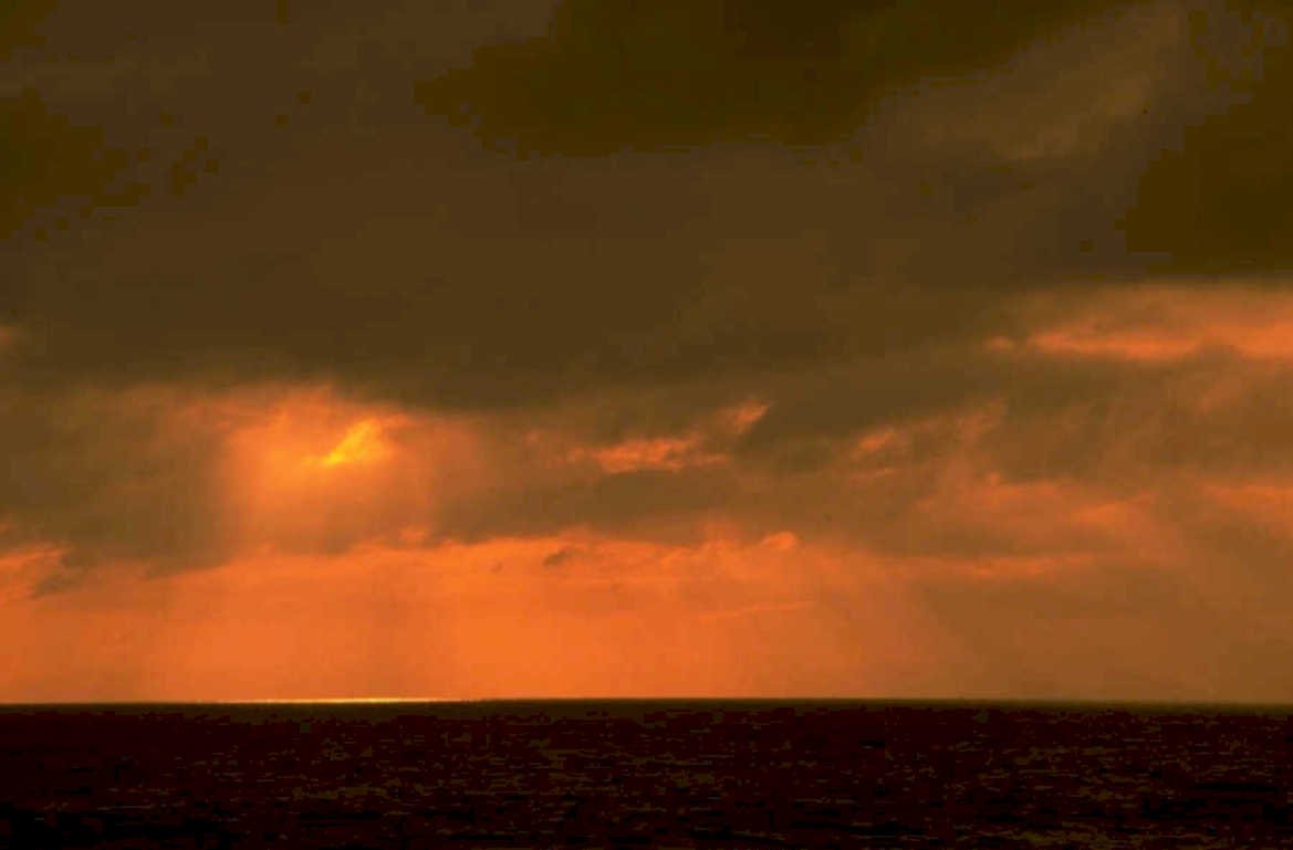 sunset ocean sky 1980s 1990s A4 Photo Print 42