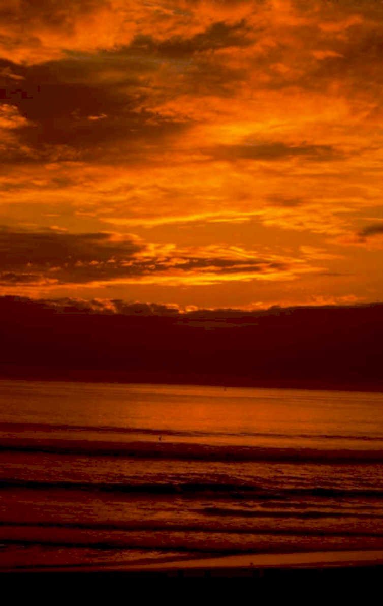 sunset ocean sky 2 1980s 1990s A4 Photo Print 42