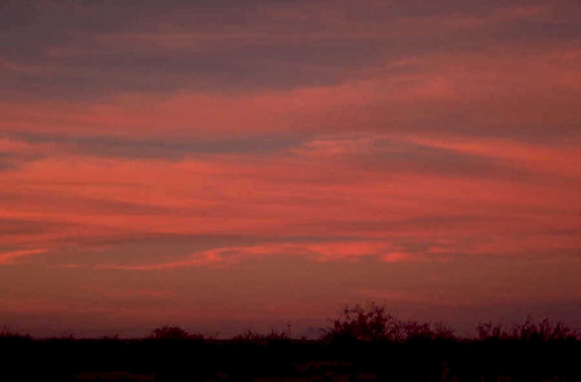 sunset red sky 3 1980s 1990s A4 Photo Print