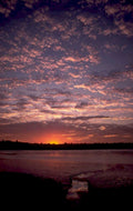 sunset reflection coast 2 1980s 1990s A4 Photo Print