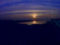 sunset reflection lake 11980s 1990s A4 Photo Print