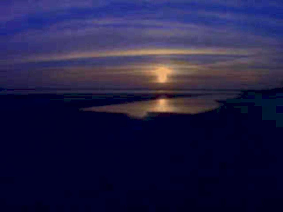 sunset reflection lake 11980s 1990s A4 Photo Print