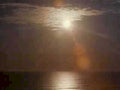 sunset reflection ocean 11980s 1990s A4 Photo Print
