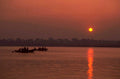 sunset river boat 1 1980s 1990s A4 Photo Print