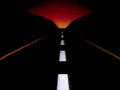 sunset road lanes1980s 1990s A4 Photo Print
