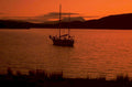 sunset sailboat lake 1980s 1990s A4 Photo Print 42