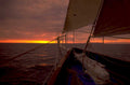 sunset sailboat sail 1980s 1990s A4 Photo Print
