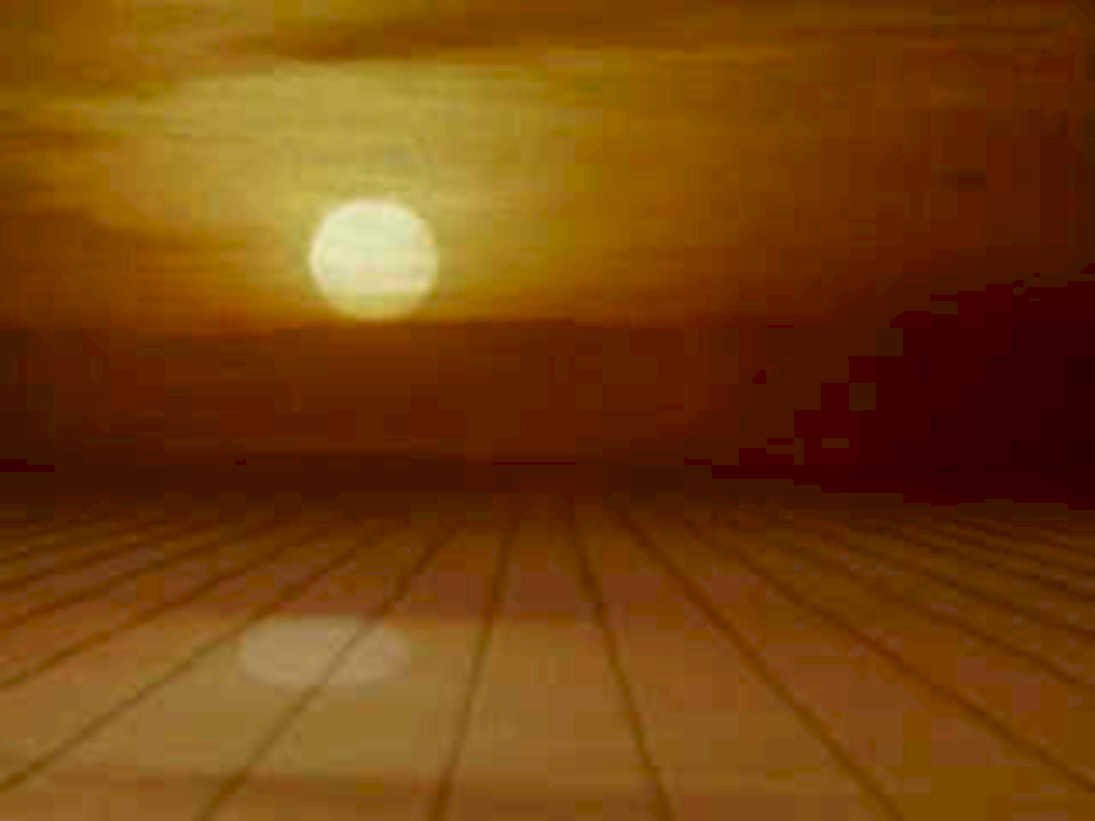 sunset silhouette interior1980s 1990s A4 Photo Print