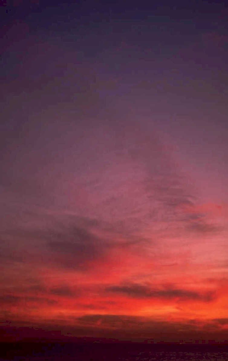 sunset sky clouds 2 1980s 1990s A4 Photo Print