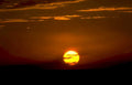 sunset sky clouds 2 Vintage A4 Photo Print