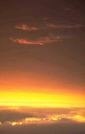 sunset sky clouds 3 1980s 1990s A4 Photo Print
