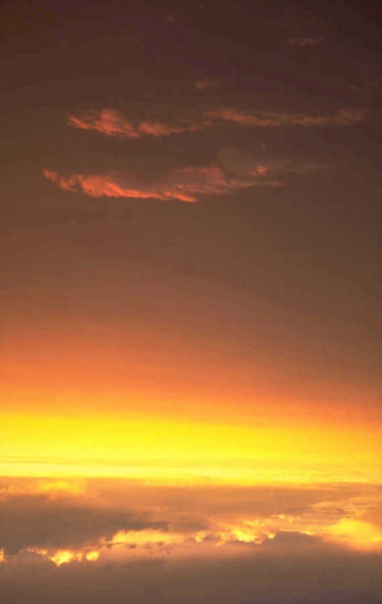 sunset sky clouds 3 1980s 1990s A4 Photo Print