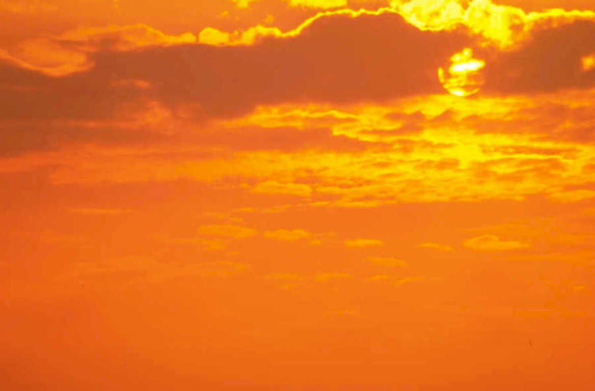 sunset sky clouds 5 1980s 1990s A4 Photo Print 42