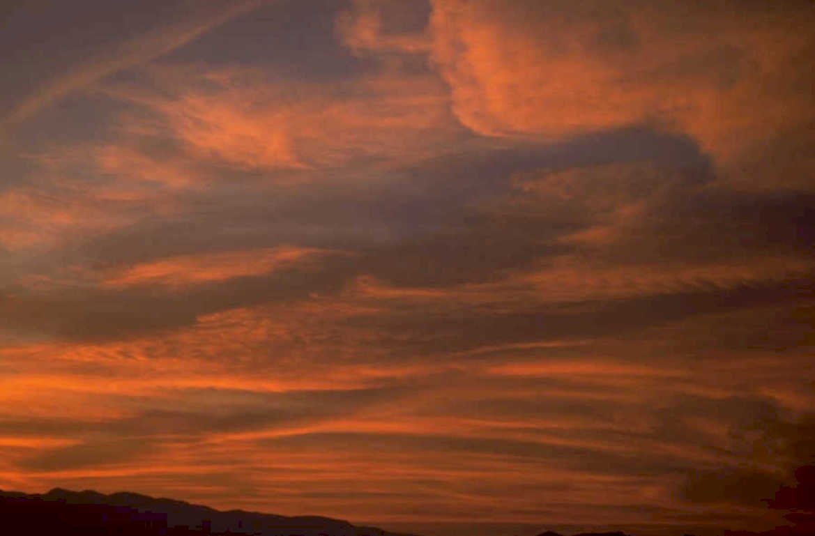 sunset sky clouds 7 1980s 1990s A4 Photo Print 42