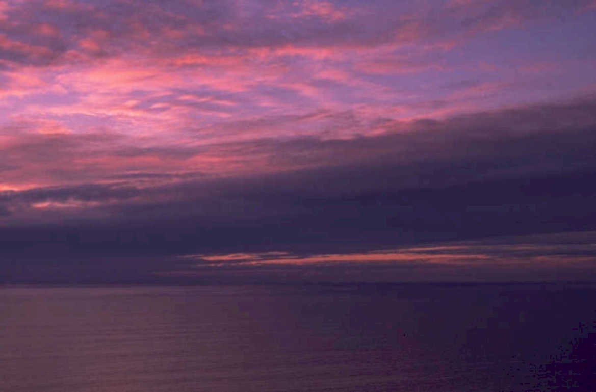sunset sky clouds 7 1980s 1990s A4 Photo Print