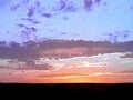 sunset sky horizon 31980s 1990s A4 Photo Print