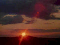 sunset sky mountains 11980s 1990s A4 Photo Print