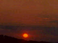 sunset sky mountains 21980s 1990s A4 Photo Print