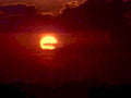 sunset sky red1980s 1990s A4 Photo Print