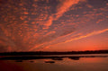 sunset sky reflection 1980s 1990s A4 Photo Print