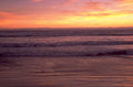 sunset waves california 1980s 1990s A4 Photo Print