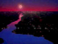 sunsetrivercity1980s 1990s A4 Photo Print