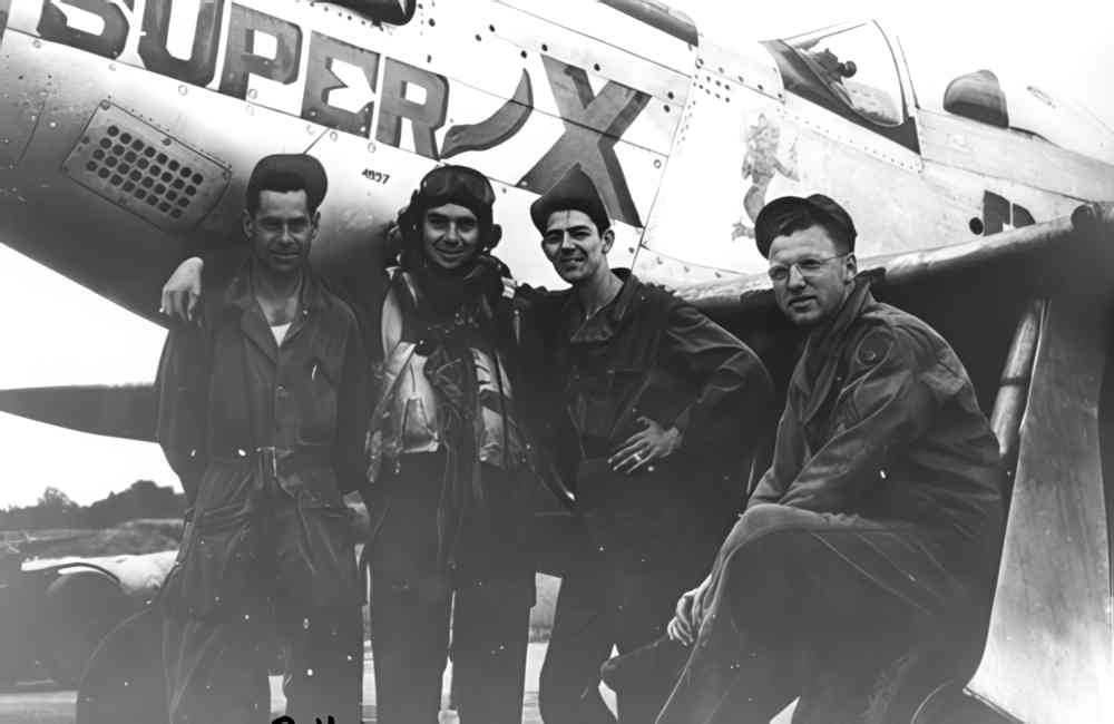 super x pilots Vintage world war A4 Photo Print