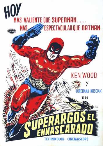 superargo vs diabolicus  01 film star poster A4 Photo Print