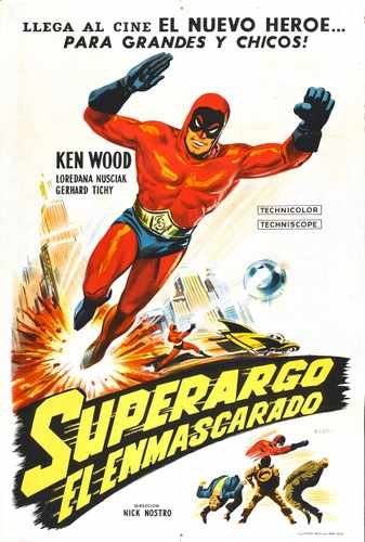 superargo vs diabolicus  02 film star poster A4 Photo Print