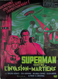 superman contre martiens Advert A4 Photo Print