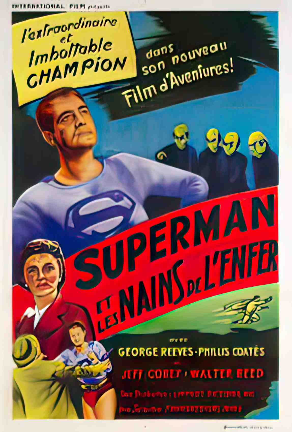 superman et les nains Advert A4 Photo Print