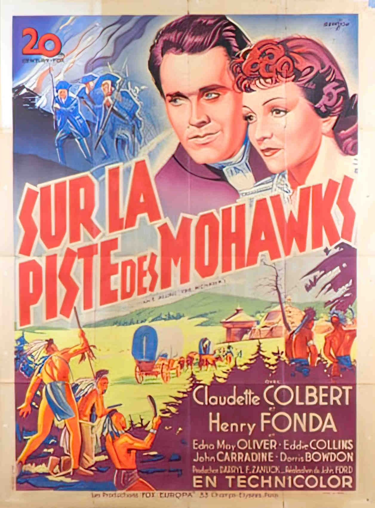 sur la piste des mohawks 2 Advert A4 Photo Print