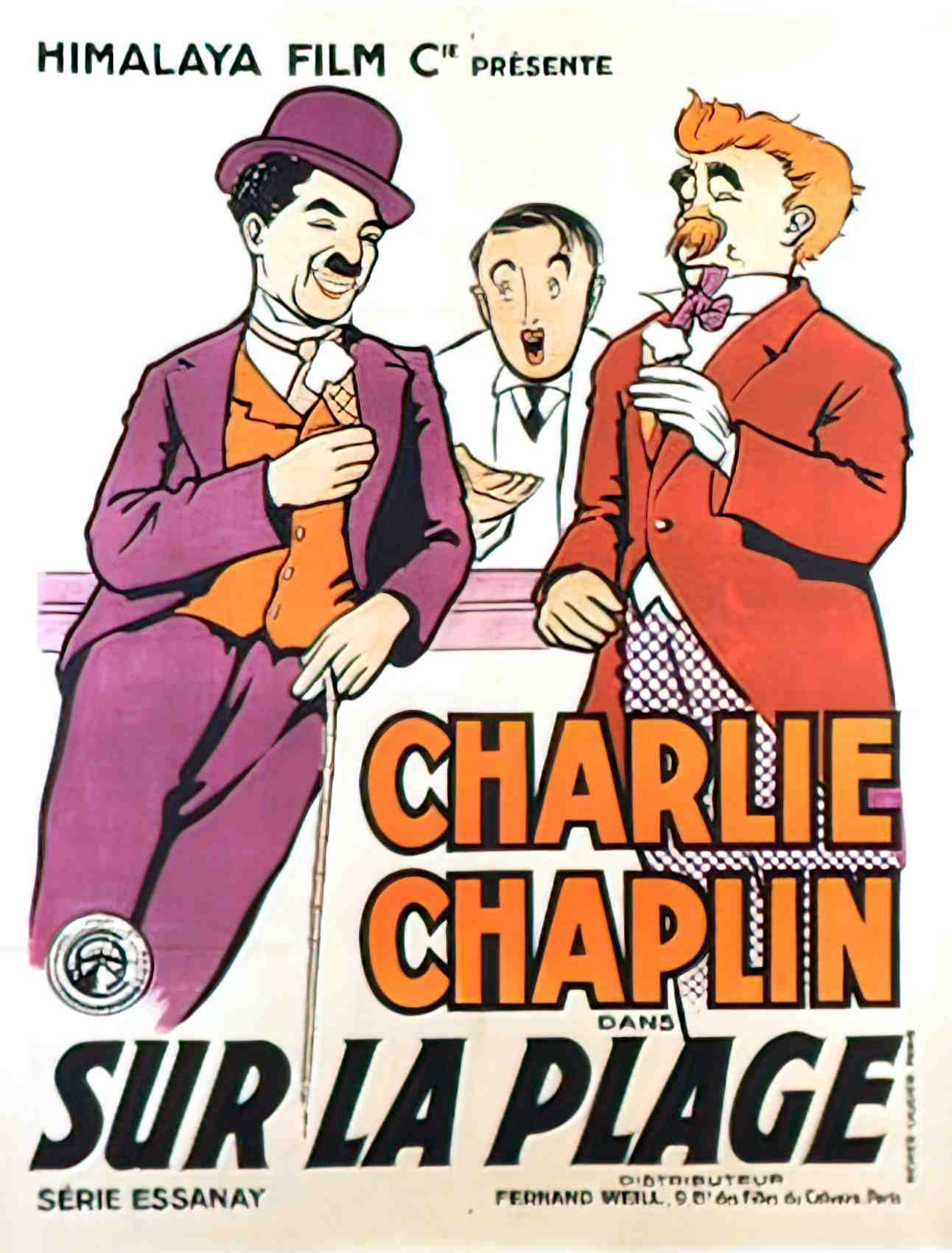sur la plage Advert A4 Photo Print