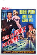 sur la trace du crime belge Advert A4 Photo Print