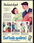 surf washing powder 1950s Advert A4 Photo Print
