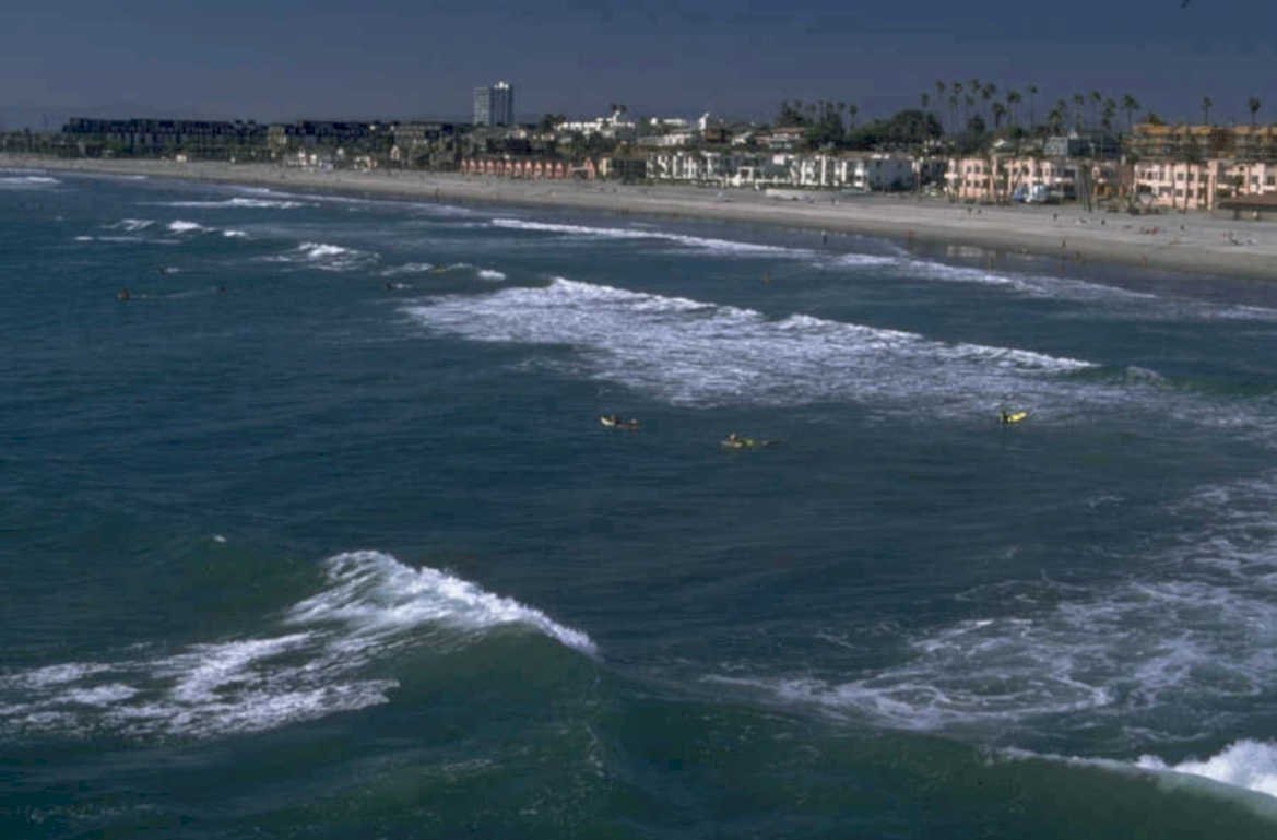 surfing ocean waves 1980s 1990s A4 Photo Print