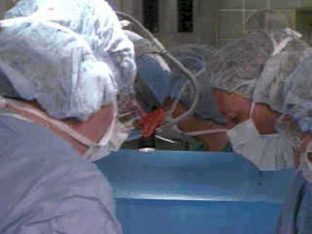 surgical operating room1980s 1990s A4 Photo Print