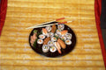 sushi platter rolls 3 1980s 1990s A4 Photo Print