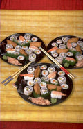 sushi platter rolls 4 1980s 1990s A4 Photo Print