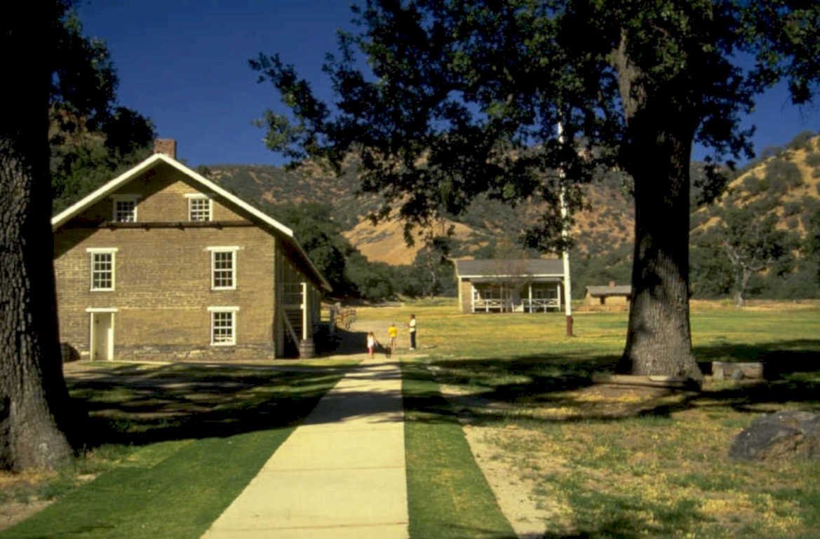 sutters fort village 1980s 1990s A4 Photo Print
