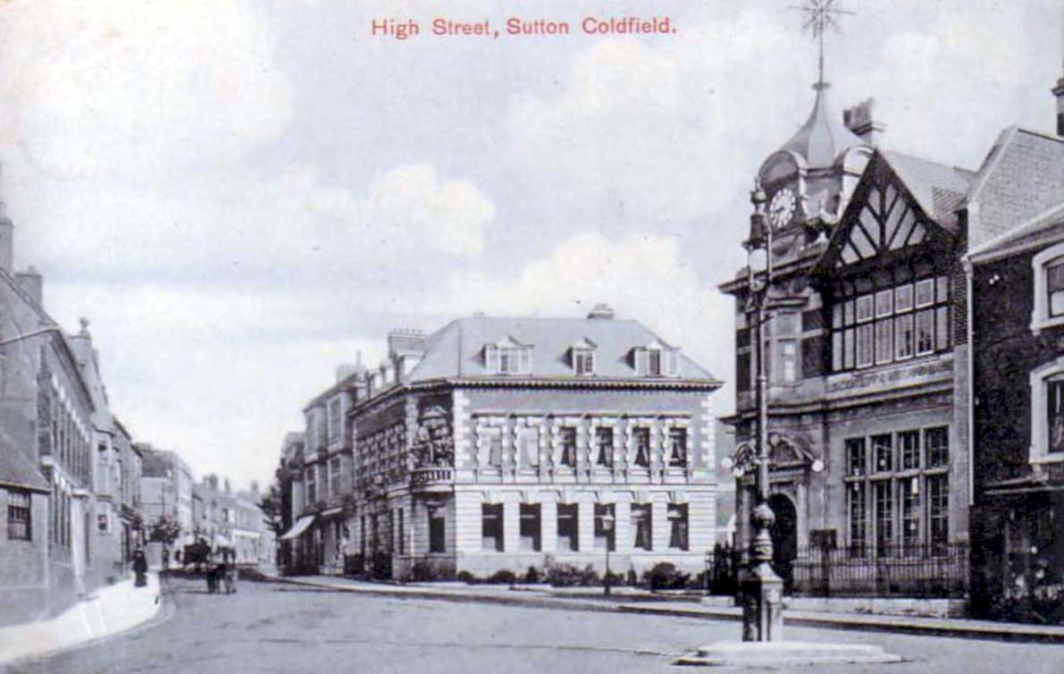 sutton coldfield highVintage 1880s 1900s A4 Photo Print