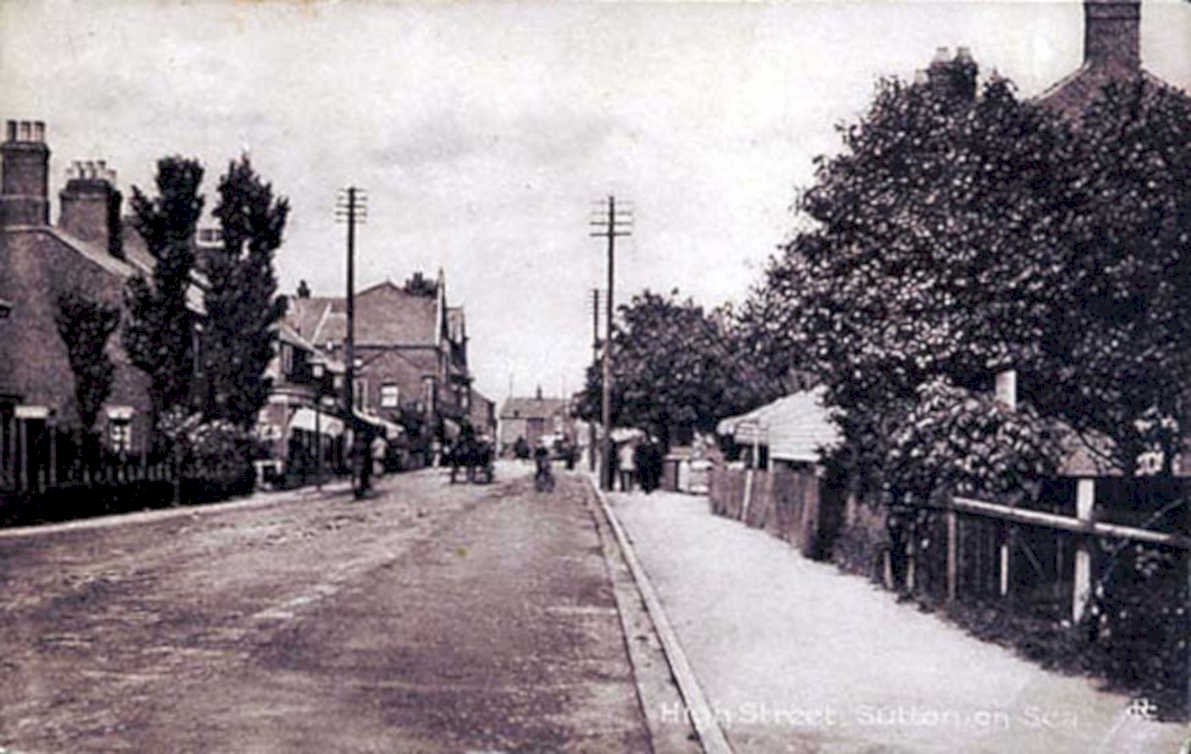 sutton jenney streetVintage 1880s 1900s A4 Photo Print