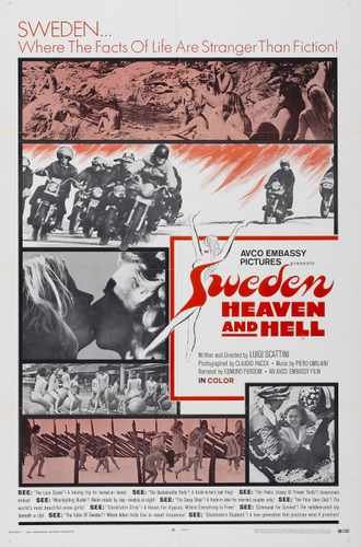 sweden heaven and hell  01 film star poster A4 Photo Print