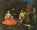 sweerts a hunting company resting Art A4 Photo Print