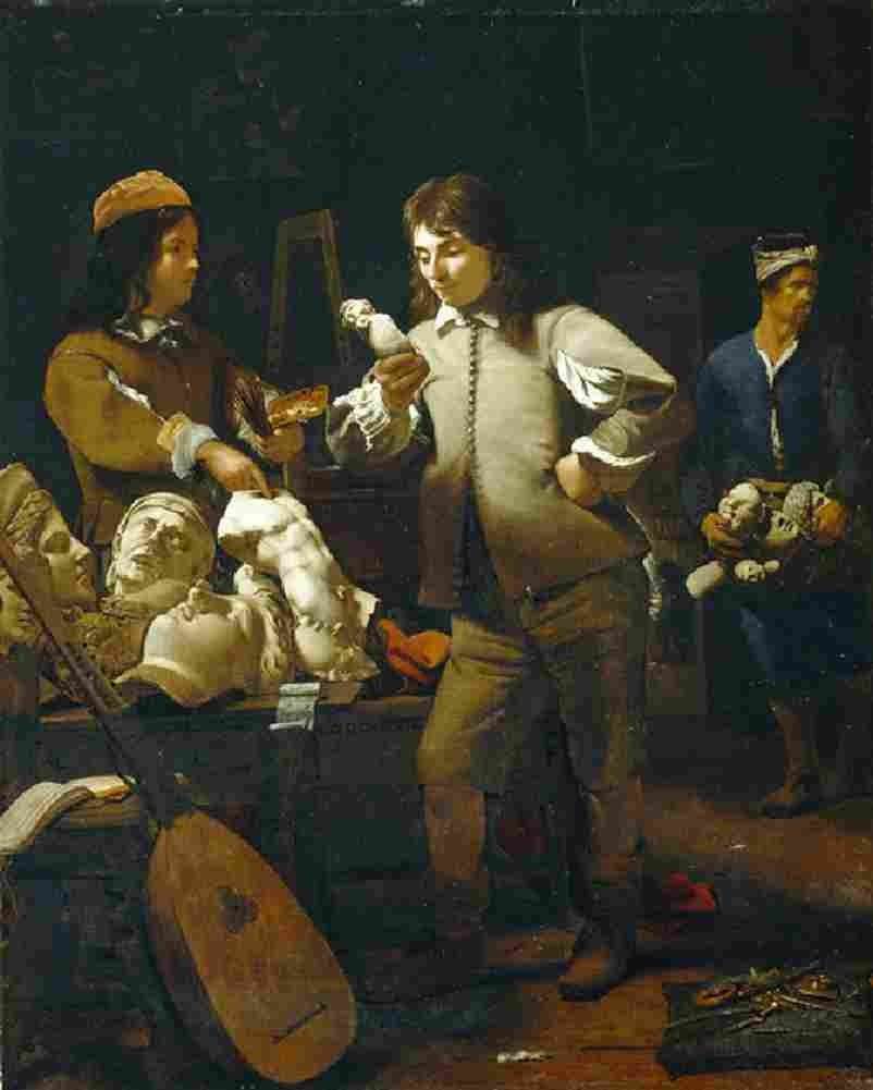 sweerts artist studio Art A4 Photo Print