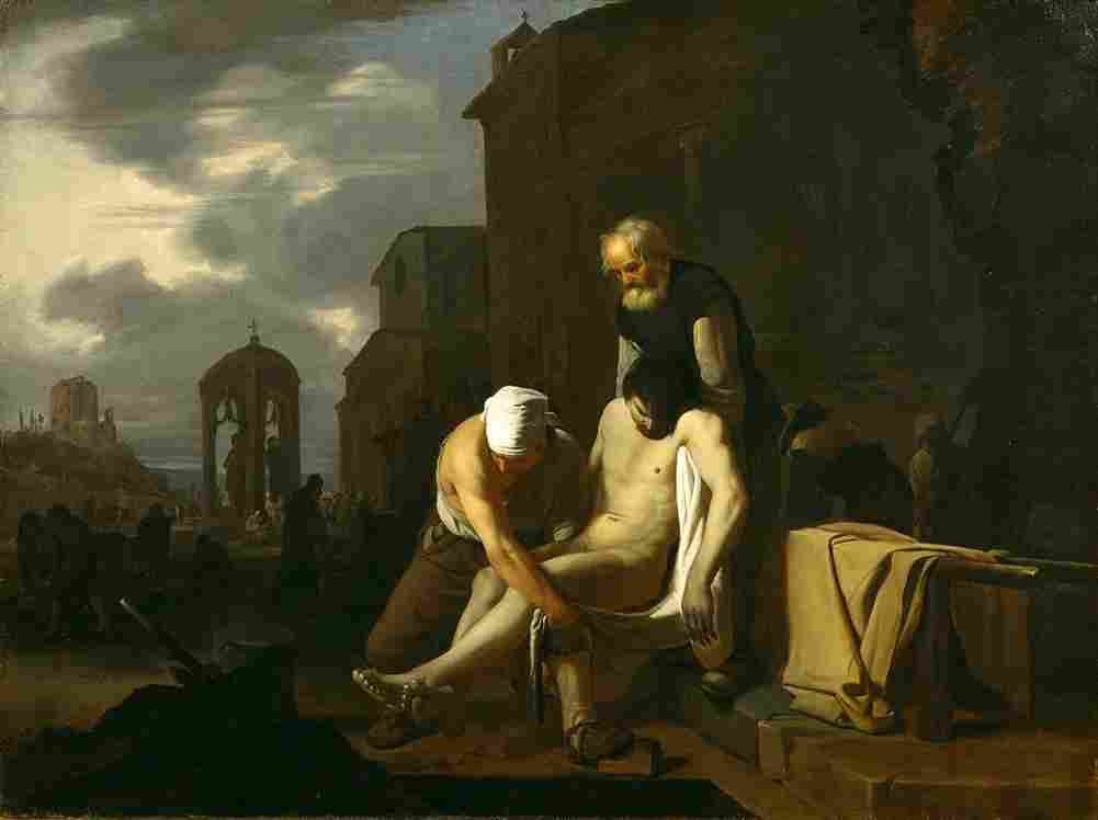 sweerts bury the dead Art A4 Photo Print