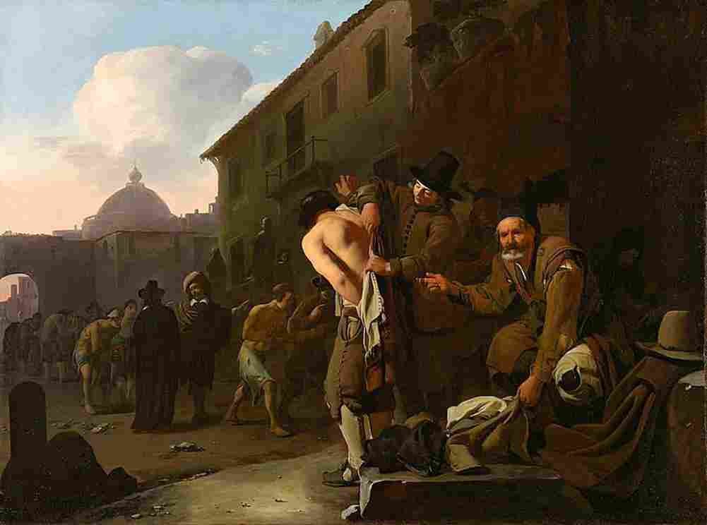 sweerts clothe the naked Art A4 Photo Print