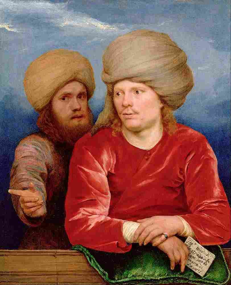 sweerts double portrait Art A4 Photo Print