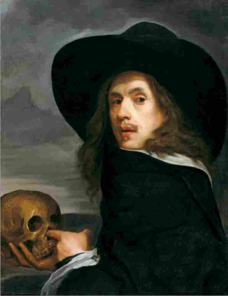 sweerts self portrait Art A4 Photo Print