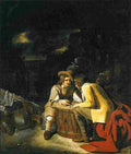 sweerts soldiers playing dice Art A4 Photo Print